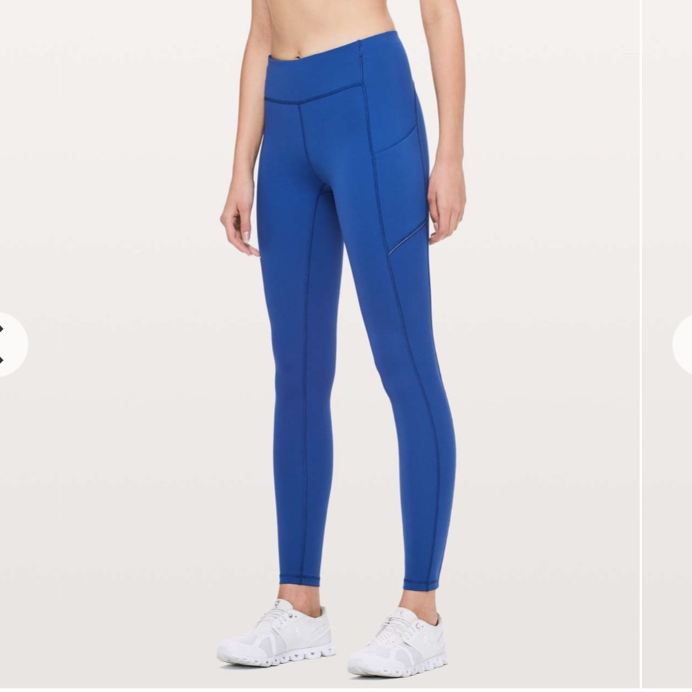 Lululemon Speed Up Tight Full-On Luxtreme Mid-rise 28" Cyber Blue (Size 4)